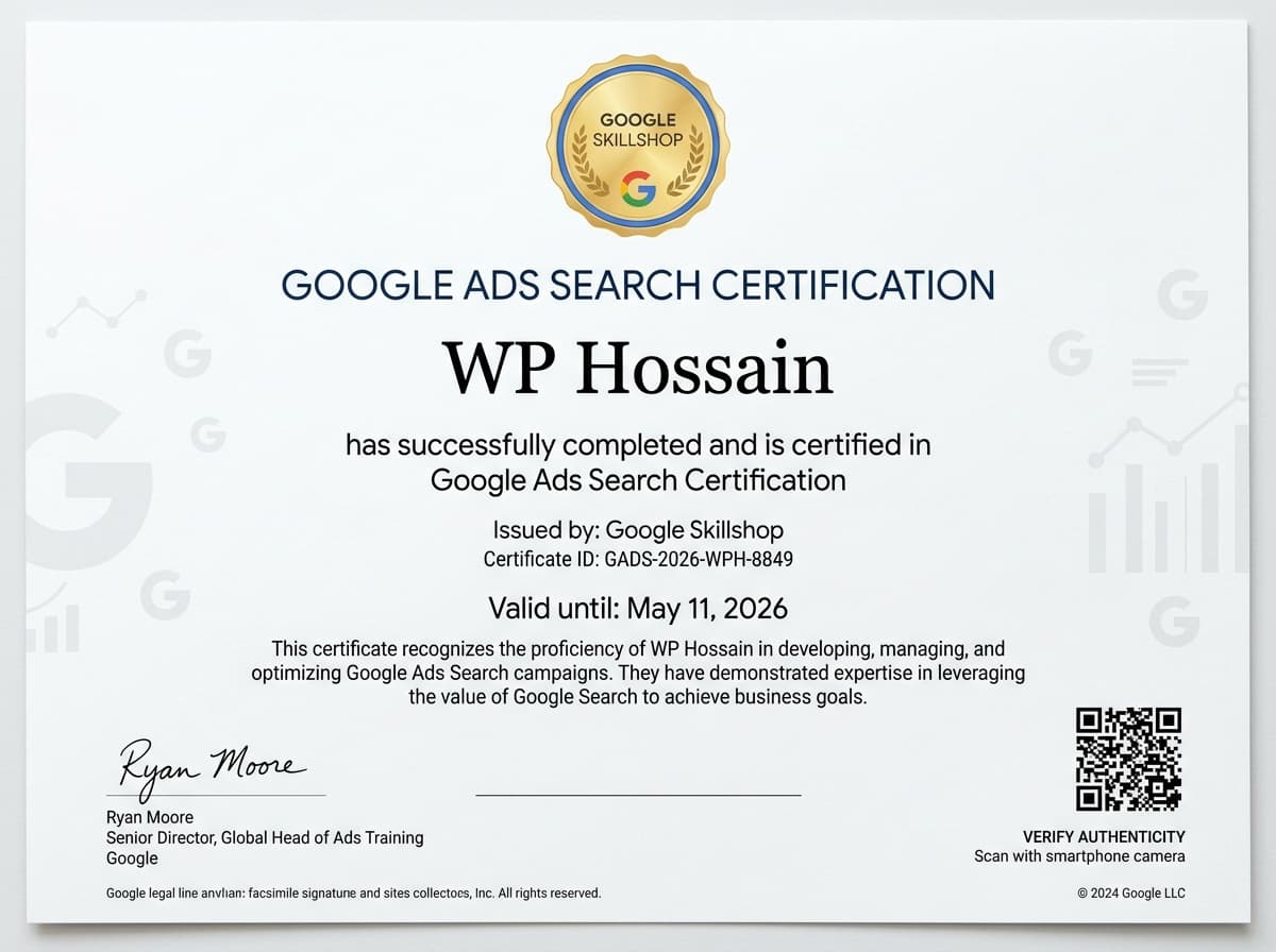 Google Ads Search Certification